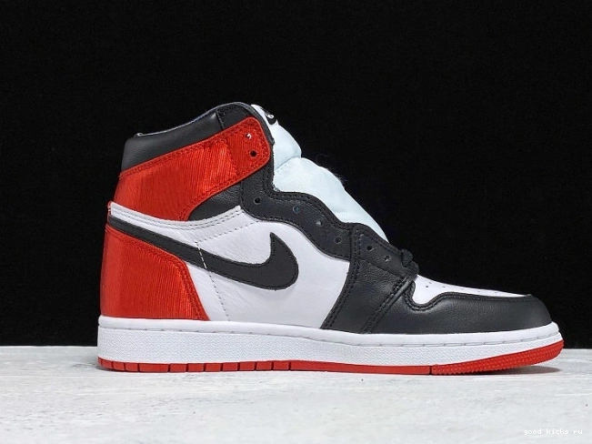 CD0461-016 Air Toe High Black 1 Retro Jordan Satin 0813